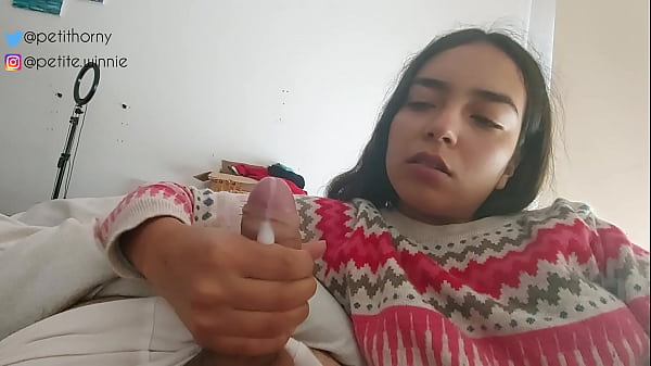 I love making my cousin’s penis explode in cum – I do it twice