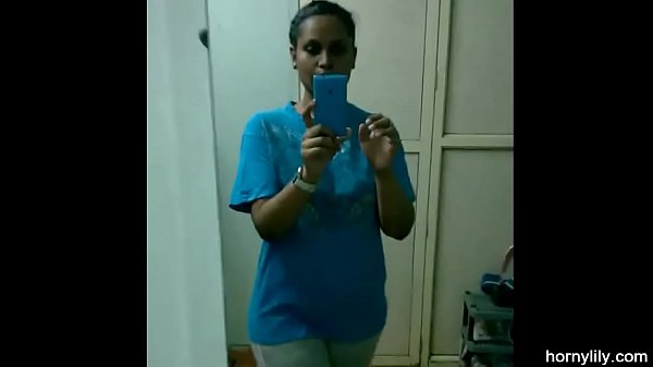 Indian College Girl Changing Her Sports Wear After Gym Homemade